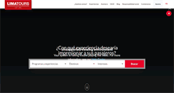 Desktop Screenshot of limatours.com.pe